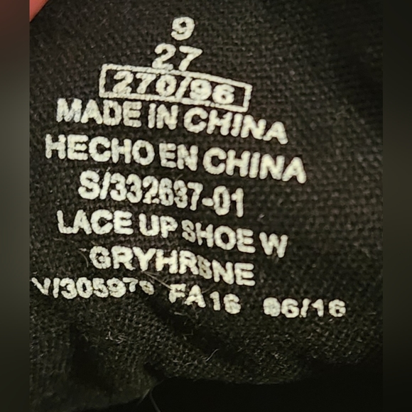 Old Navy Men's Lace-Up Shoes, Casual Sneakers, Black/Grey, Size 9 - Picture 7 of 7